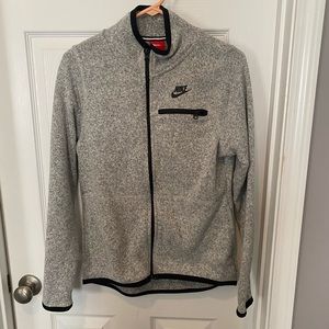 Nike heathered gray jacket